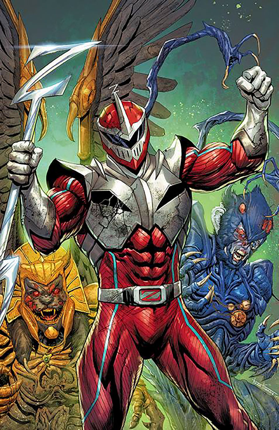 Mighty Morphin Power Rangers (BOOM Studios) #111 Cover H Incentive Tyler Kirkham Variant Cover
