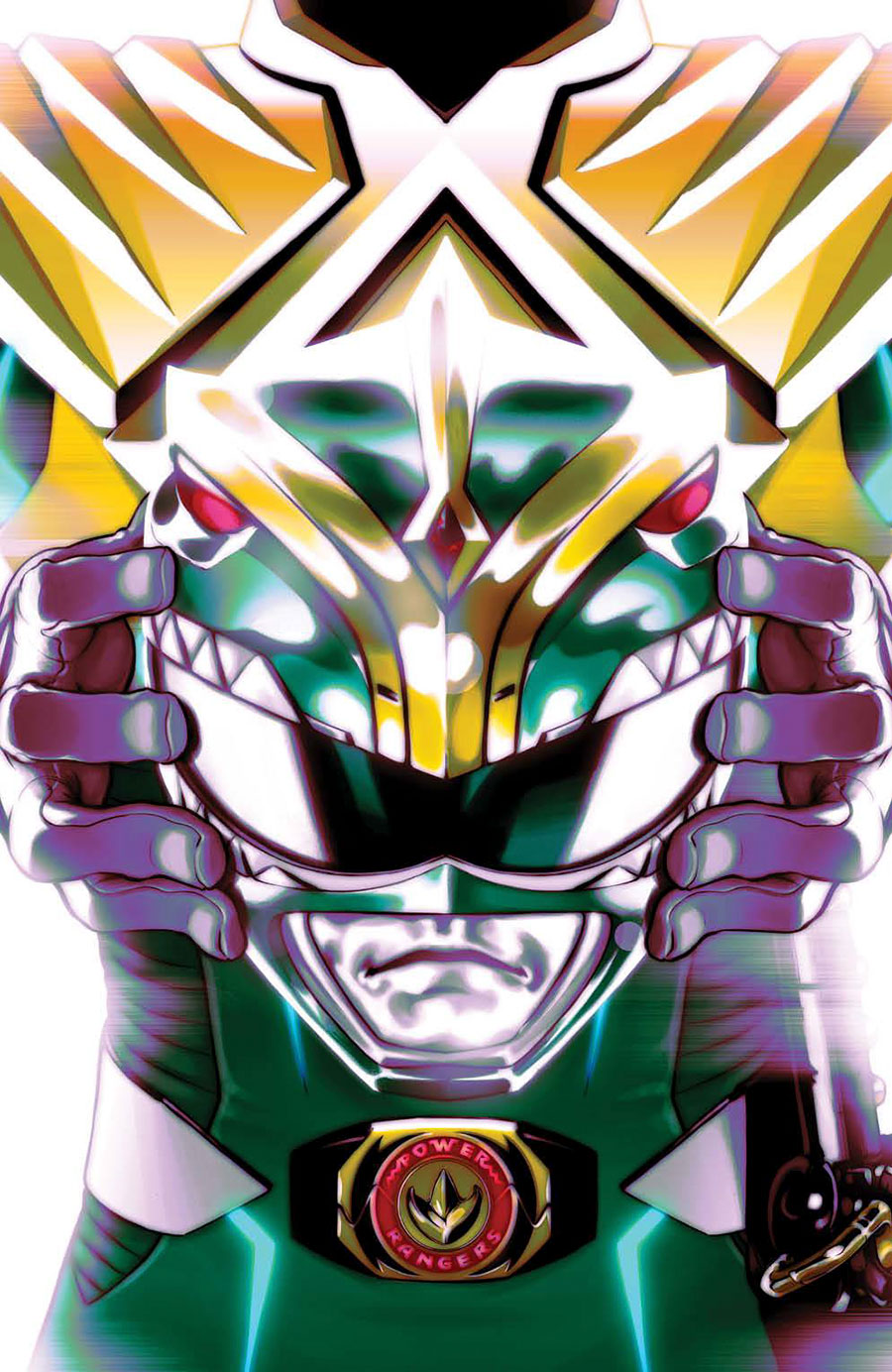 Mighty Morphin Power Rangers (BOOM Studios) #111 Cover J Incentive Goni Montes Helmet Variant Cover
