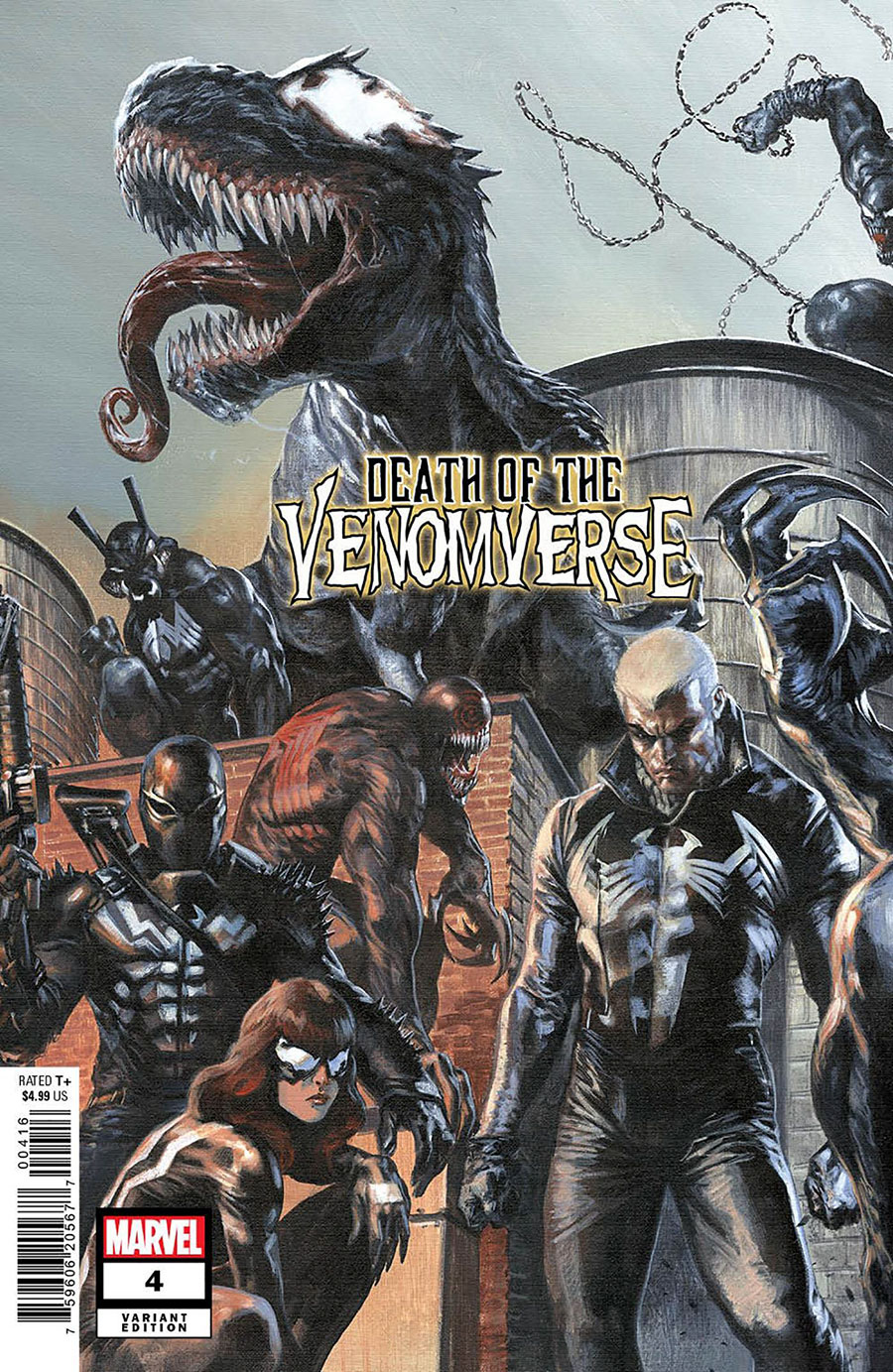 Death Of The Venomverse #4 Cover F Incentive Gabriele Dell Otto Connecting Variant Cover