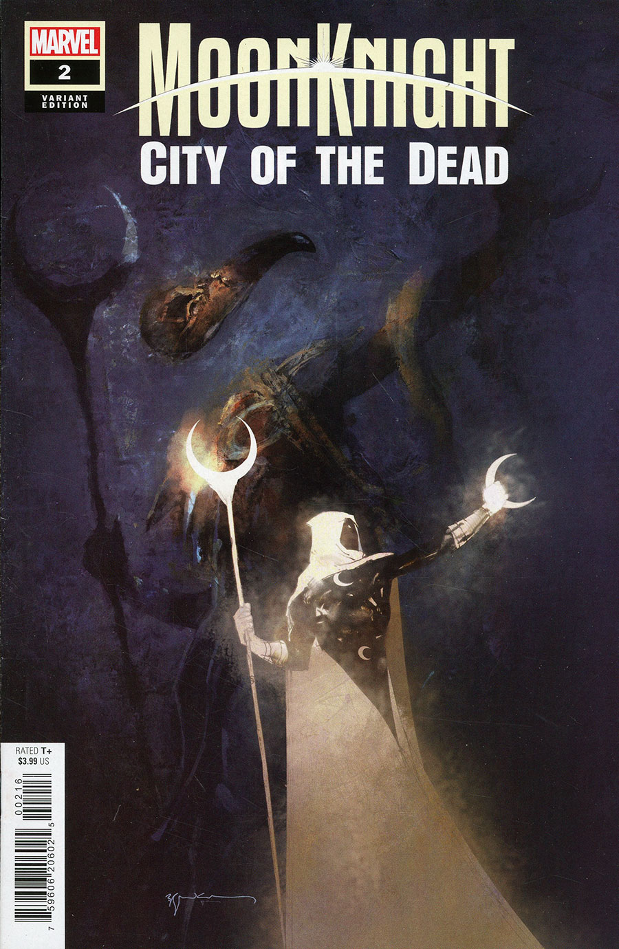 Moon Knight City Of The Dead #2 Cover E Incentive Bill Sienkiewicz Variant Cover