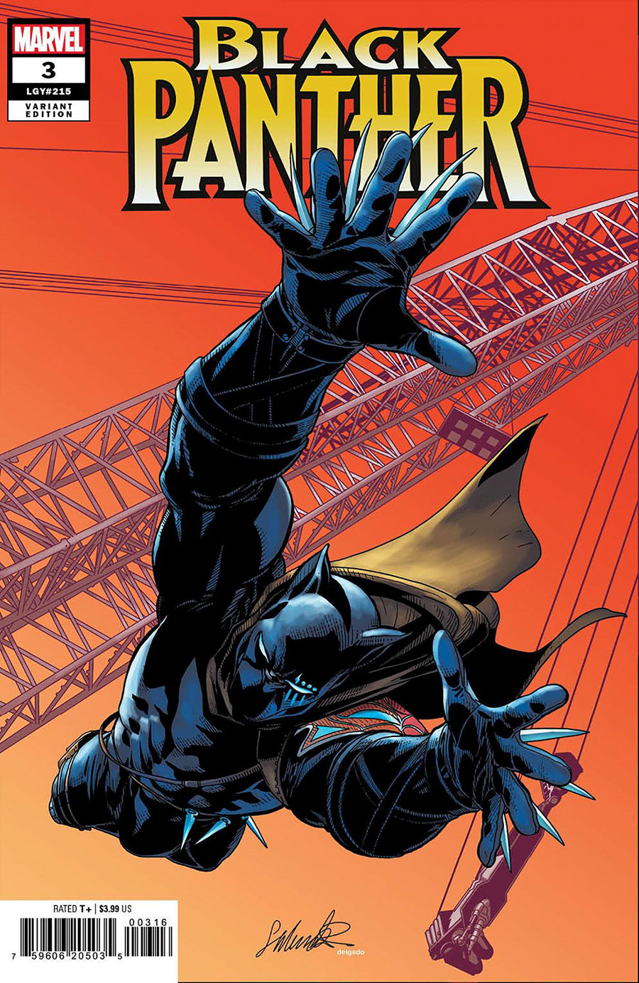 Black Panther Vol 9 #3 Cover D Incentive Salvador Larroca Variant Cover