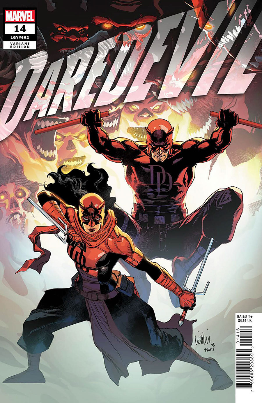 Daredevil Vol 7 #14 Cover D Incentive Leinil Francis Yu Variant Cover