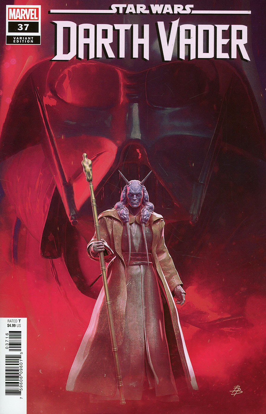Star Wars Darth Vader #37 Cover D Incentive Bjorn Barends Variant Cover (Dark Droids Tie-In)