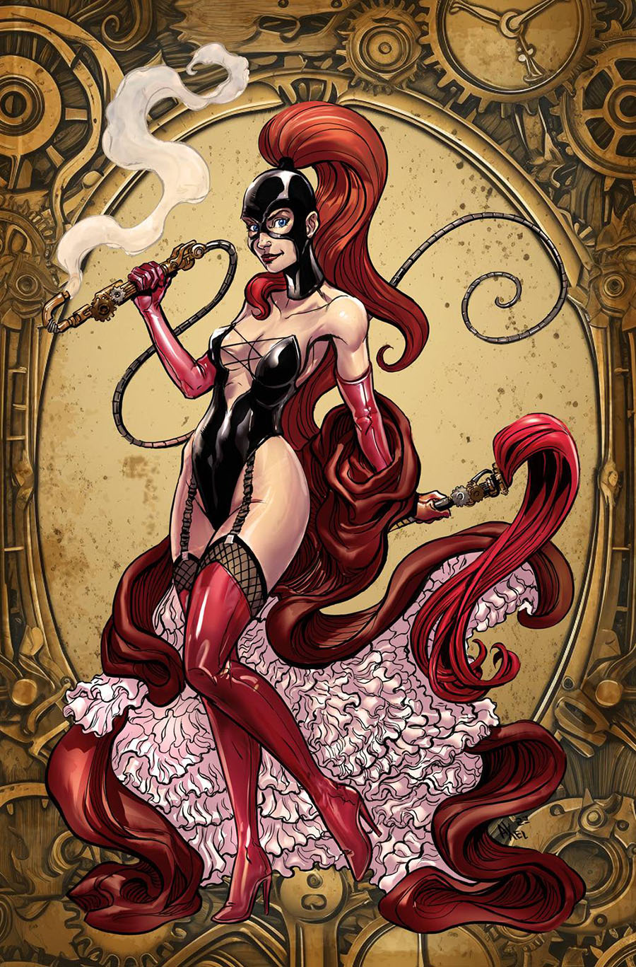 Gene Simmons Dominatrix Vol 2 #2 Cover C Incentive Axel Medellin Steampunk Virgin Variant Cover