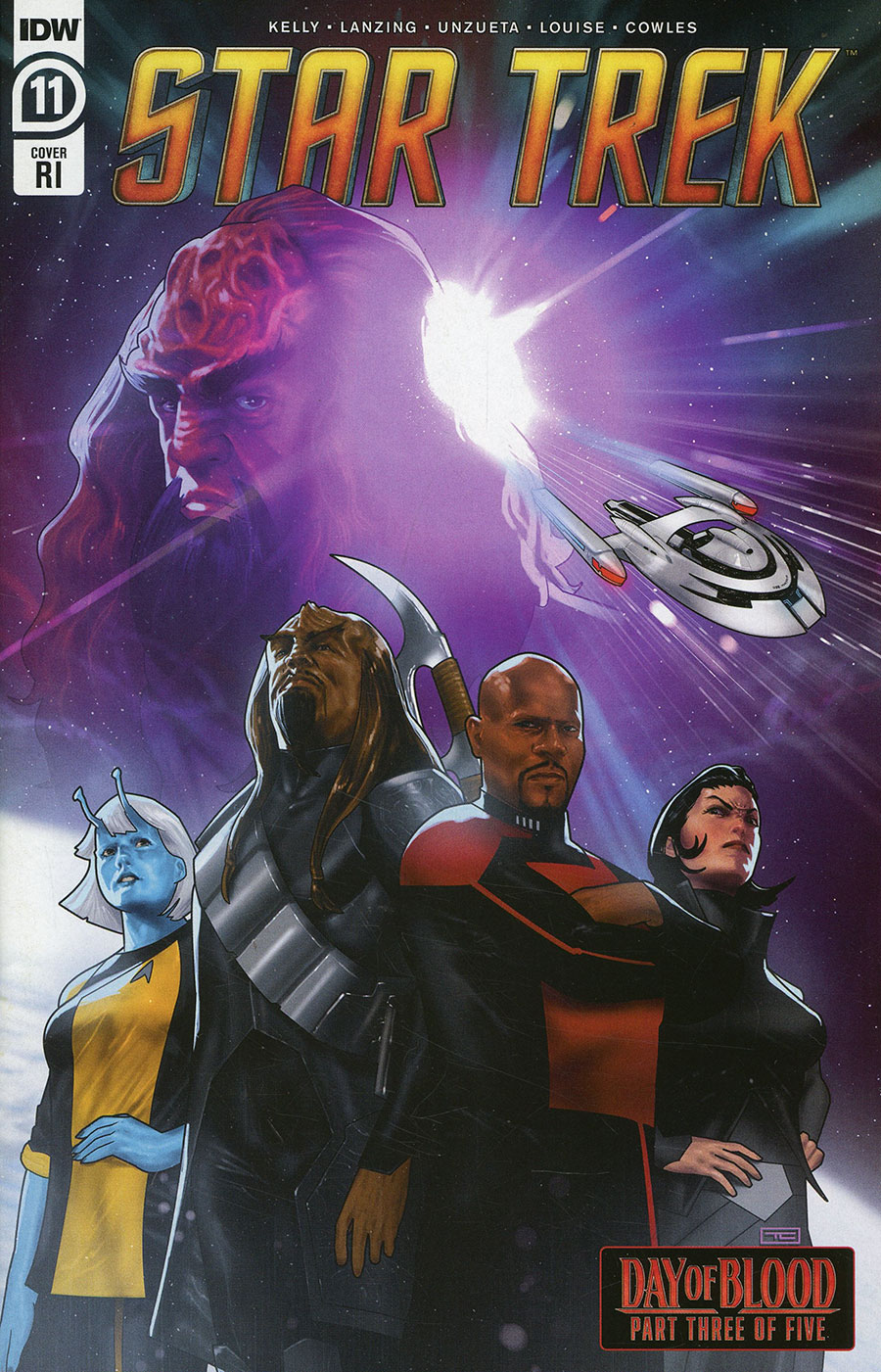 Star Trek (IDW) Vol 2 #11 Cover F Incentive Taurin Clarke Variant Cover (Day Of Blood Part 3)