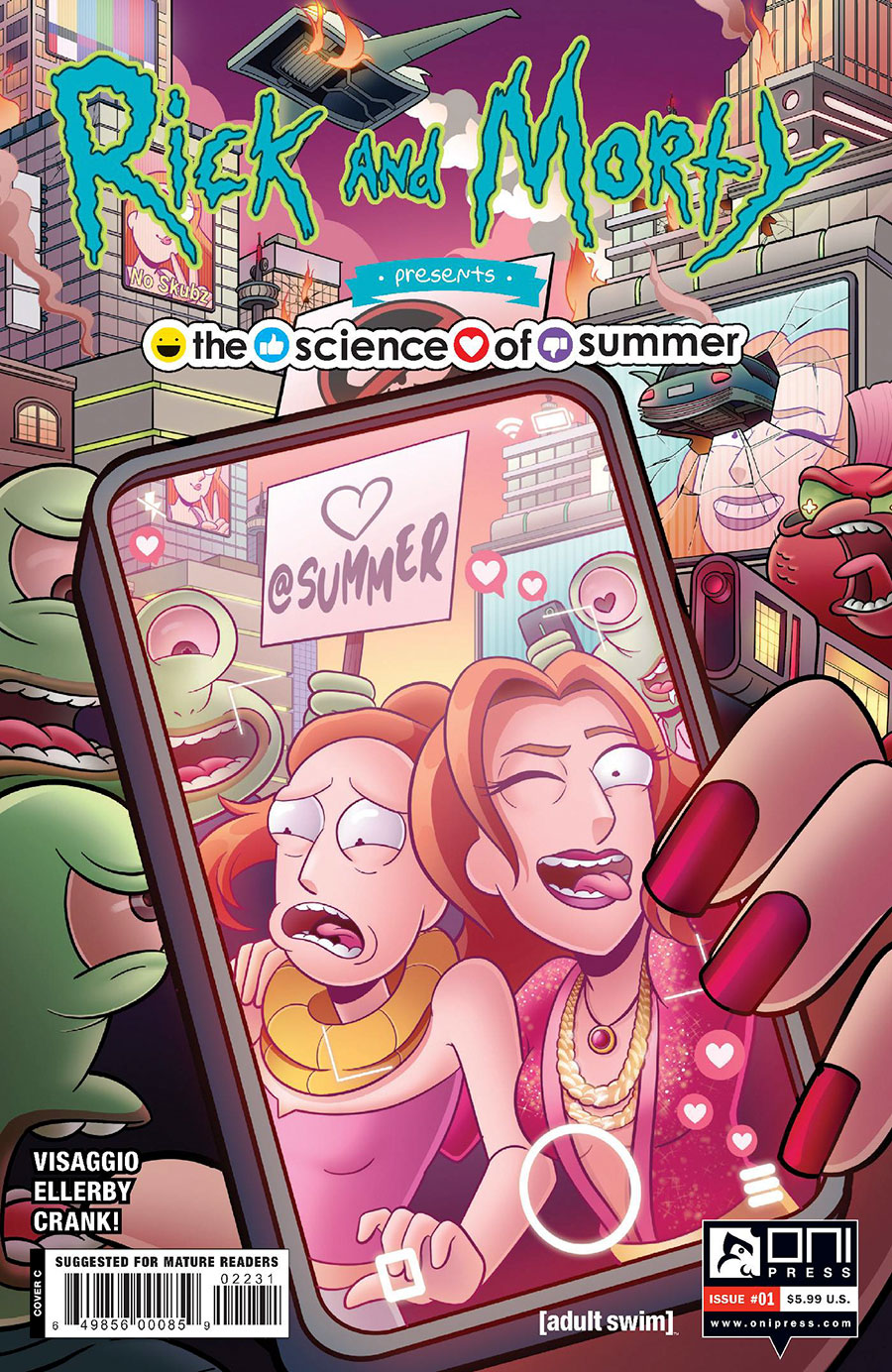 Rick And Morty Presents Science Of Summer #1 (One Shot) Cover C Incentive Suzi Blake Variant Cover