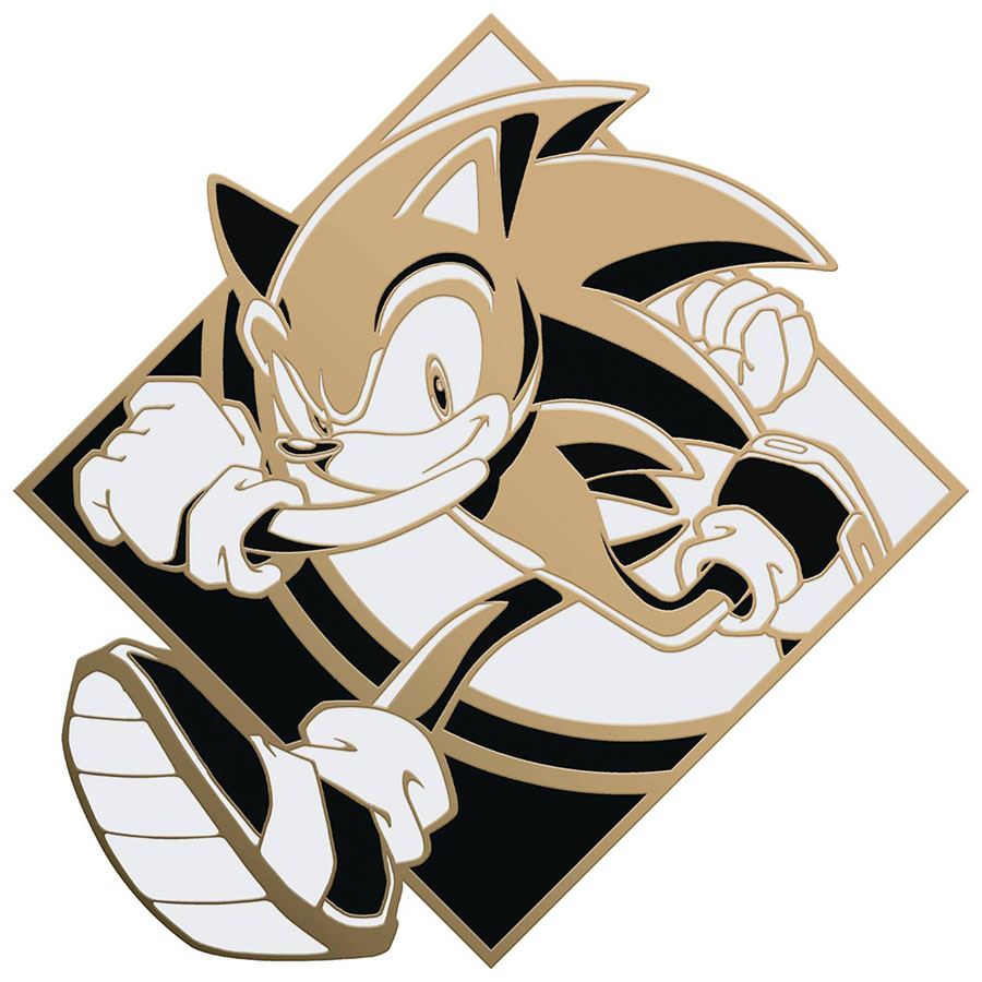 Sonic The Hedgehog Zen Monkey Studios 10th Anniversary Pin - Sonic