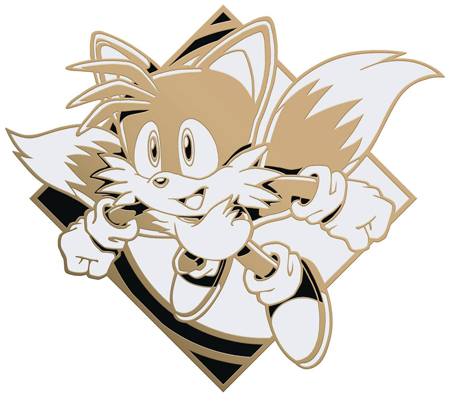 Sonic The Hedgehog Zen Monkey Studios 10th Anniversary Pin - Tails