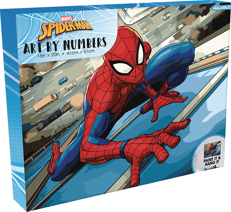 Marvel Spider-Man Art By Numbers Painting Kit