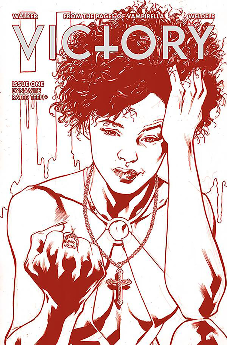 Victory (DE) #1 Cover V Incentive Bryan Hitch Red Line Art Cover