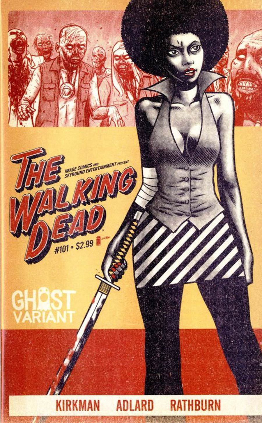 Walking Dead #101 Cover C Ghost Variant