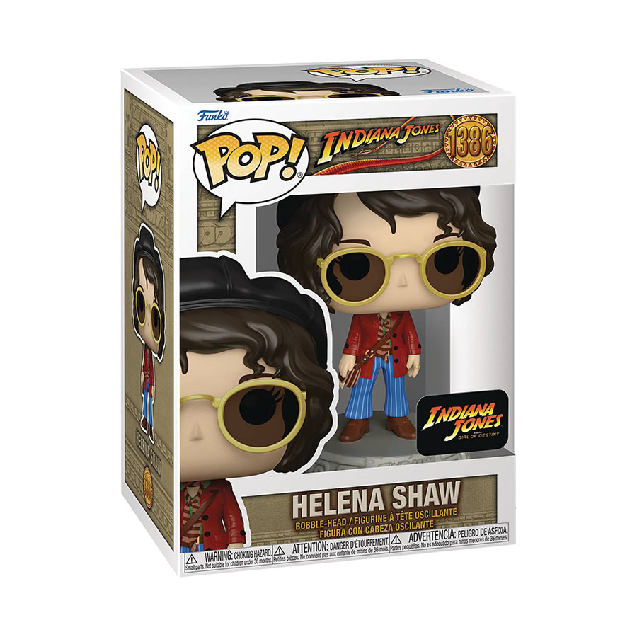 POP Movies Indiana Jones And The Dial Of Destiny Helena Shaw Vinyl Bobble Head