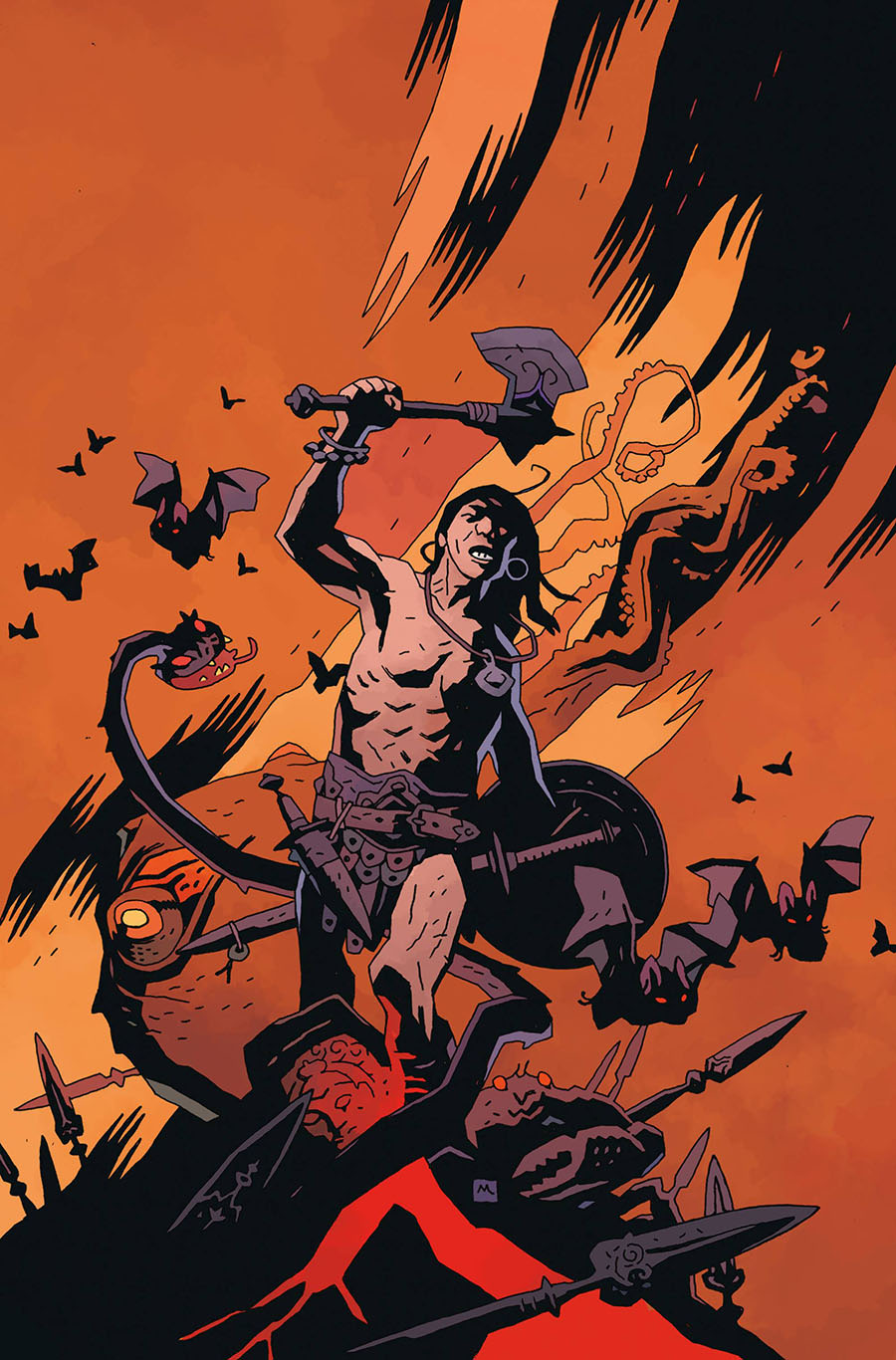 Conan The Barbarian Vol 5 #1 Cover O Variant Mike Mignola Virgin Cover