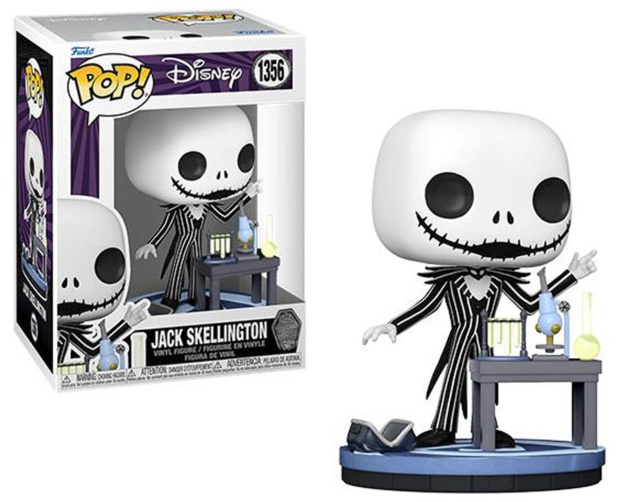 POP Disney Nightmare Before Christmas 30th Anniversary Jack Skellington In The Lab Vinyl Figure