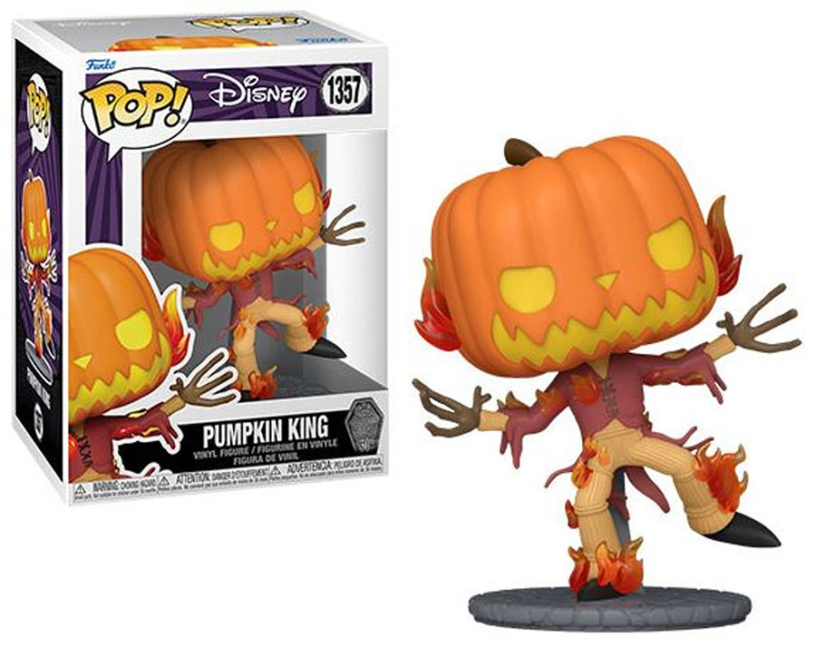 POP Disney Nightmare Before Christmas 30th Anniversary Pumpkin King Vinyl Figure
