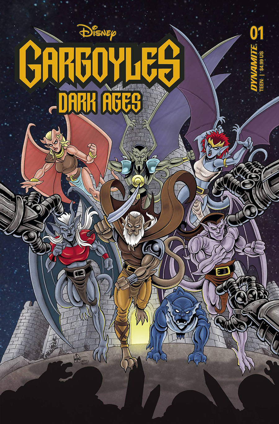 Gargoyles Dark Ages #1 Cover Y Variant Ken Haeser Cover