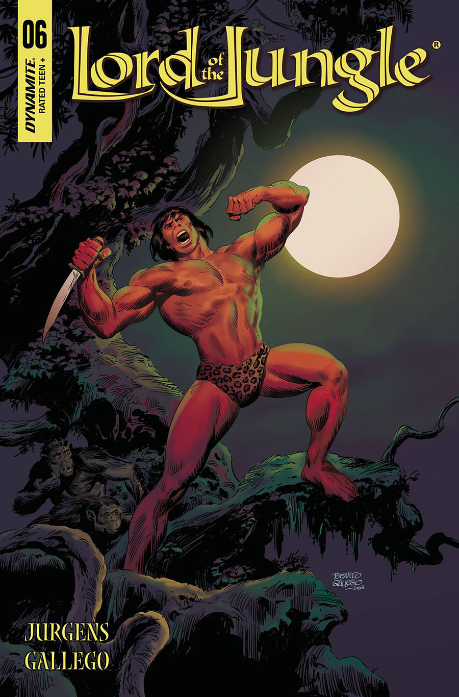 Lord Of The Jungle Vol 2 #6 Cover J Variant Benito Gallego Cover