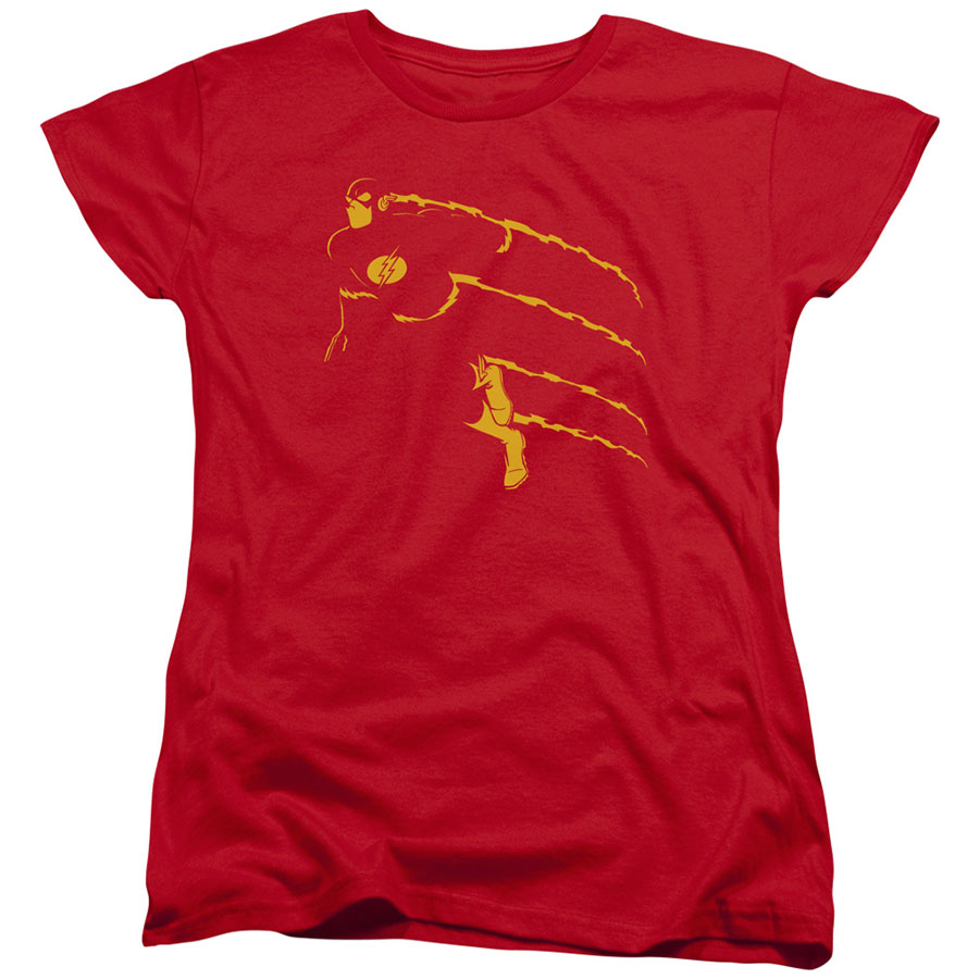 Flash Speed Force Red Womens T-Shirt Large