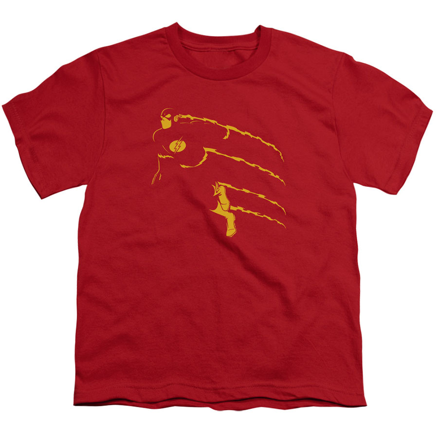 Flash Speed Force Red Youth T-Shirt Large