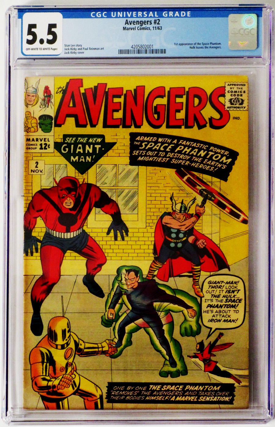 Avengers #2 Cover C CGC 5.5