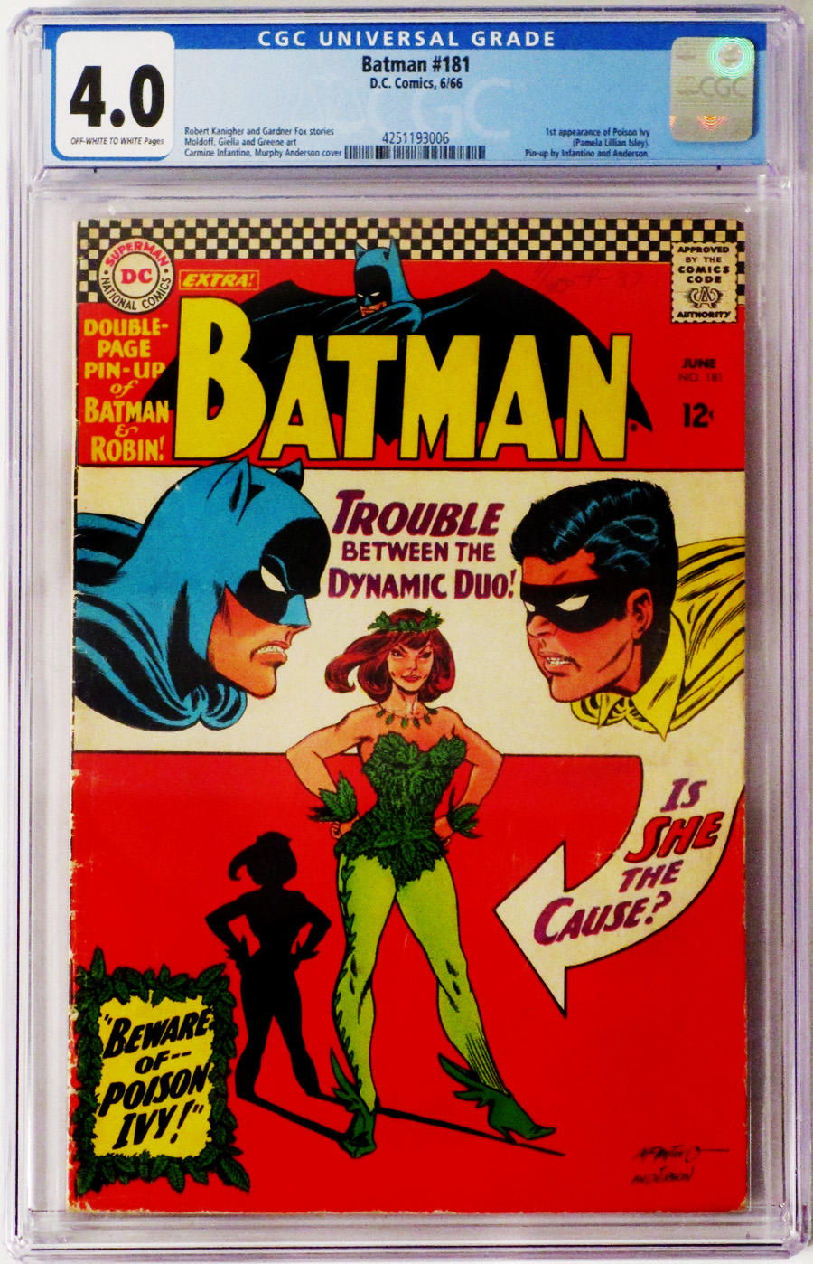 Batman #181 Cover G CGC 4.0 (4251193006)