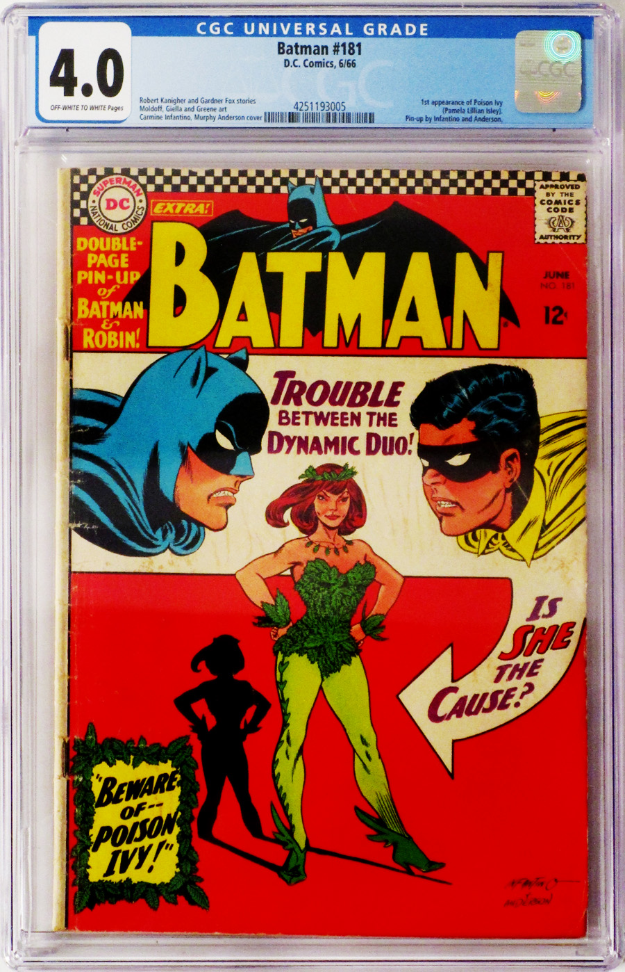 Batman #181 Cover H CGC 4.0 (4251193005)