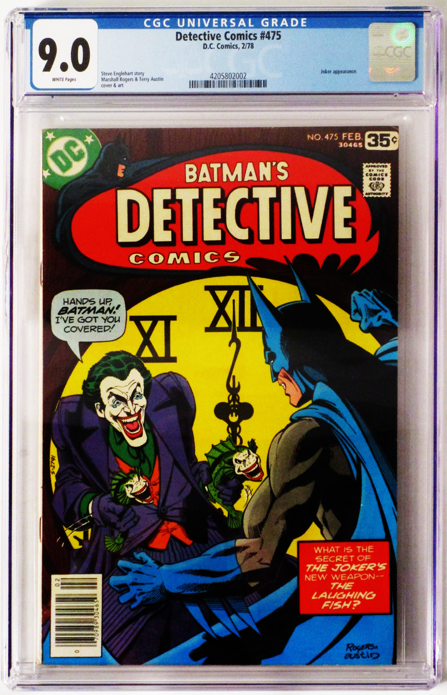 Detective Comics #475 Cover C CGC 9.0
