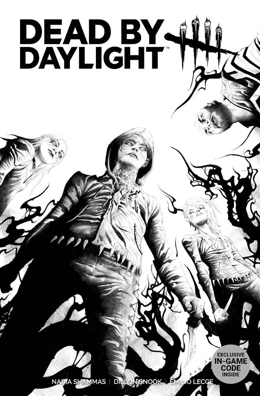 Dead By Daylight #1 Cover I 2nd Ptg Jae Lee Black & White Variant Cover (Limit 1 Per Customer)