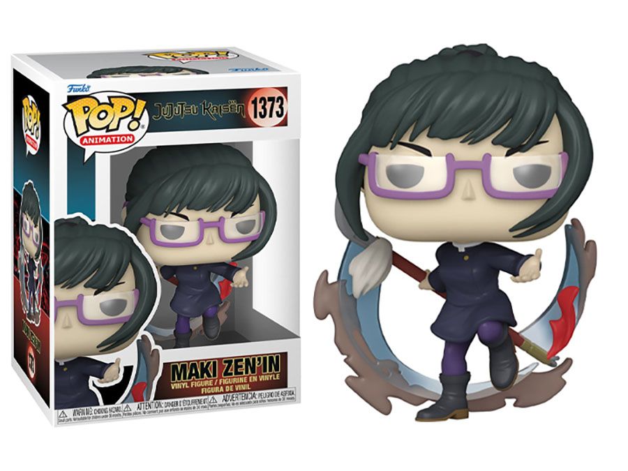 POP Animation Jujutsu Kaisen Maki Zenin Vinyl Figure