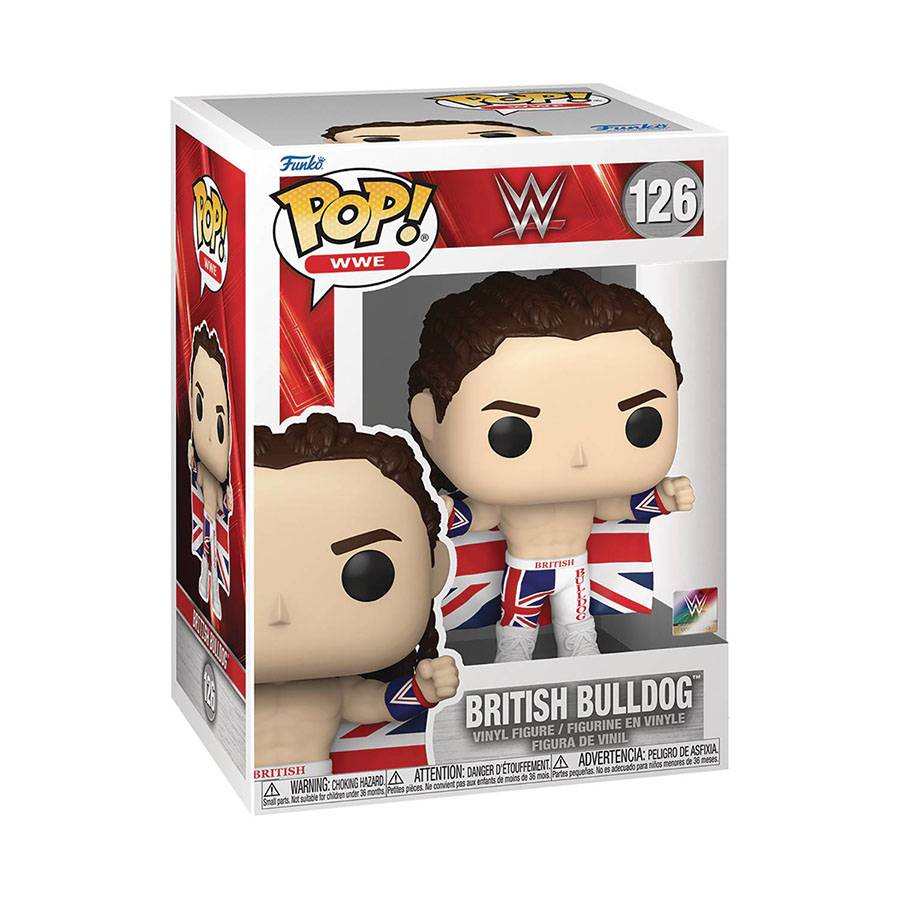 POP WWE British Bulldog Vinyl Figure