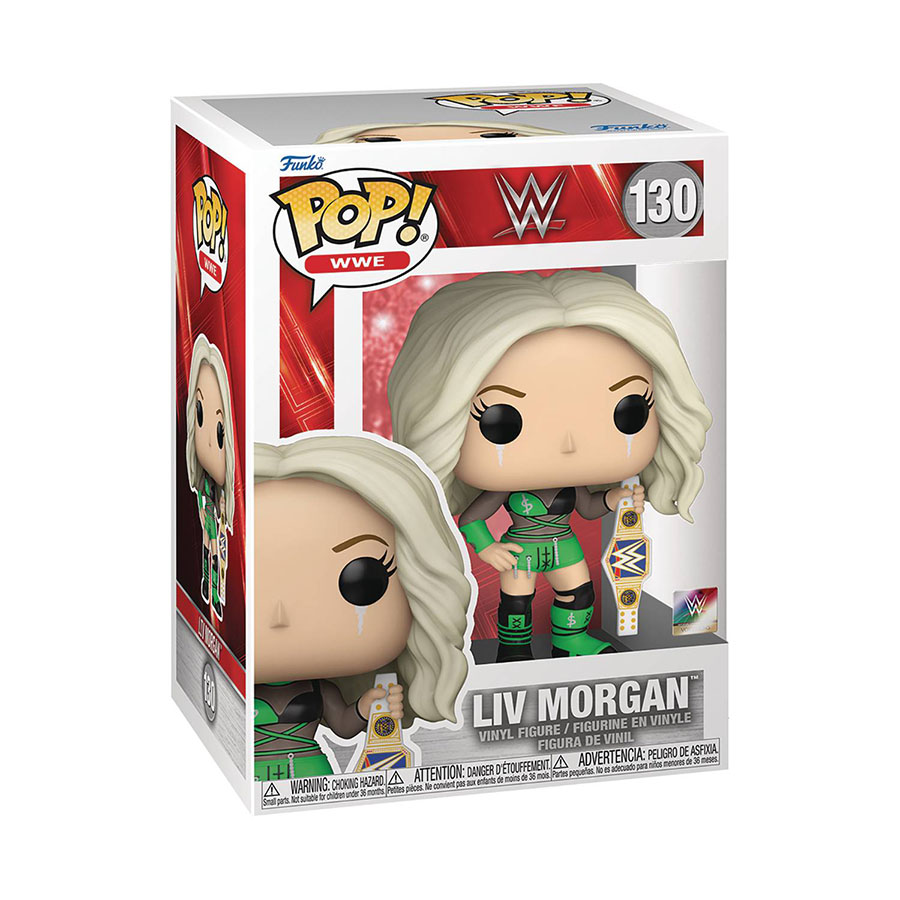 POP WWE Liv Morgan With Belt Vinyl Figure