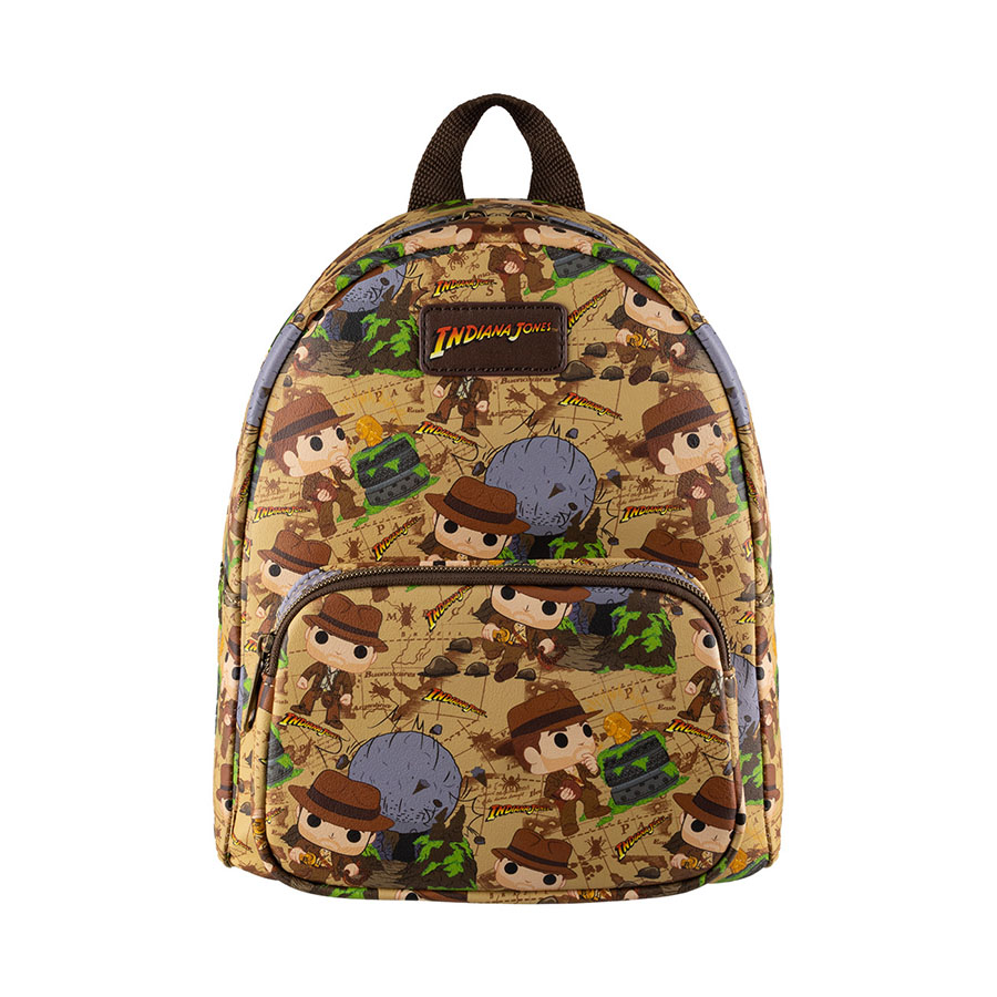 Funko POP Mini Backpack Indiana Jones Raiders Of The Lost Ark All-Over Print