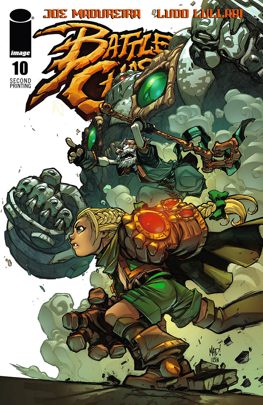 Battle Chasers #10 Cover H 2nd Ptg