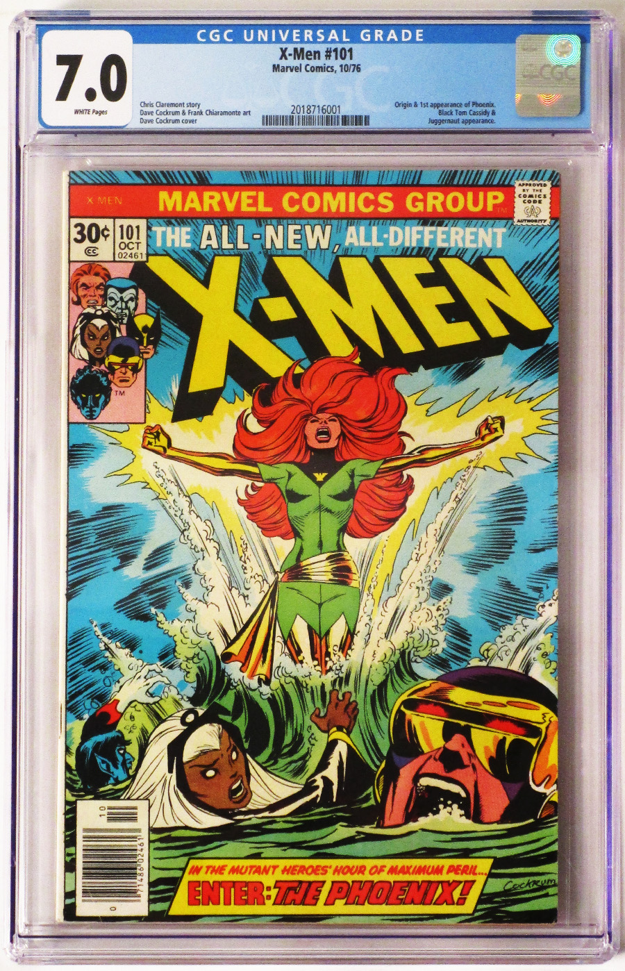 X-Men Vol 1 #101 Cover E CGC Graded 7.0