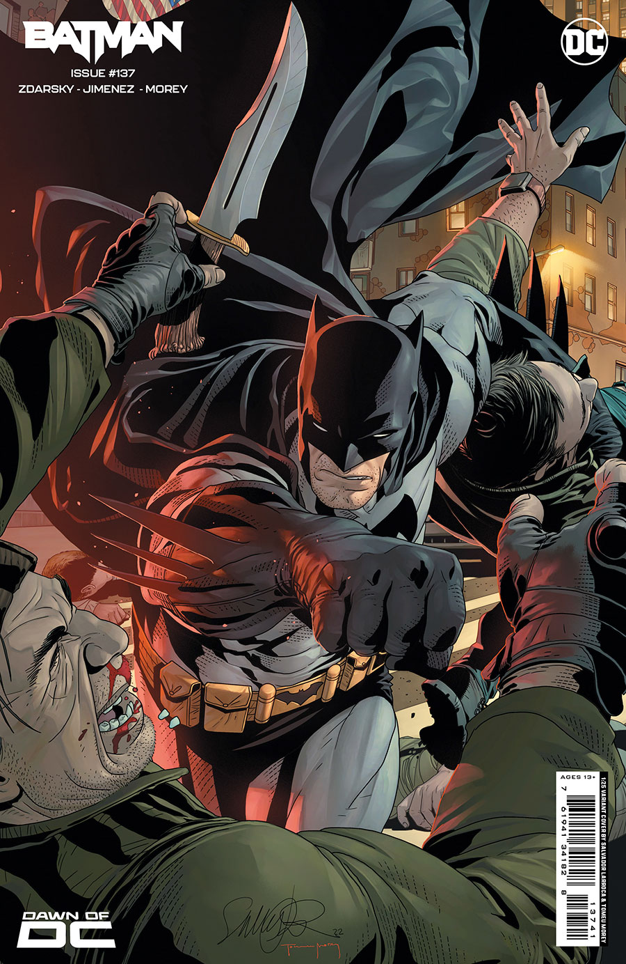 Batman Vol 3 #137 Cover F Incentive Salvador Larroca Card Stock Variant Cover (The Gotham War Part 2)