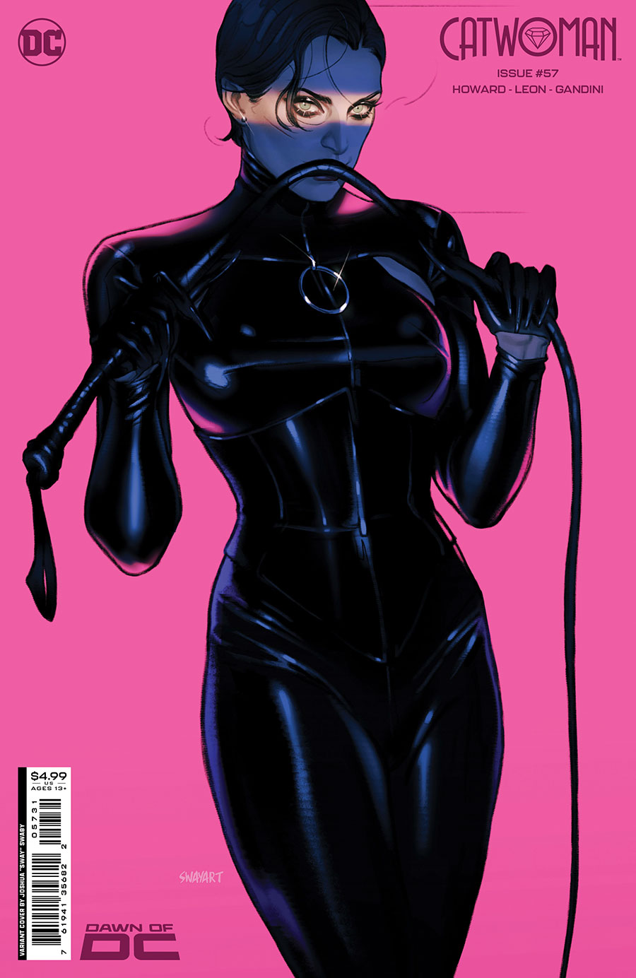 Catwoman Vol 5 #57 Cover C Variant Joshua Sway Swaby Card Stock Cover (The Gotham War Part 3)