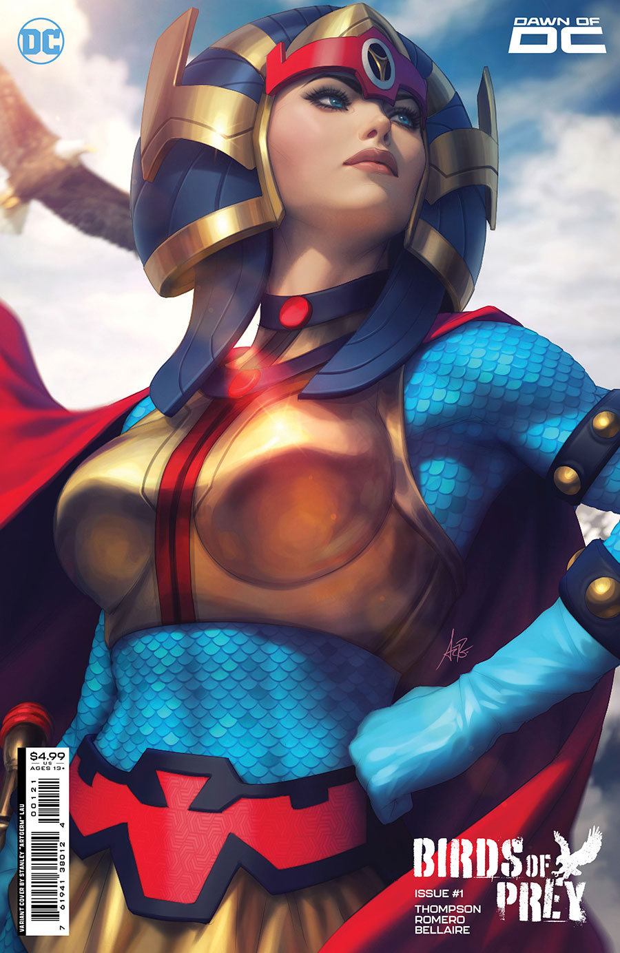 Birds Of Prey Vol 5 #1 Cover B Variant Stanley Artgerm Lau Card Stock Cover