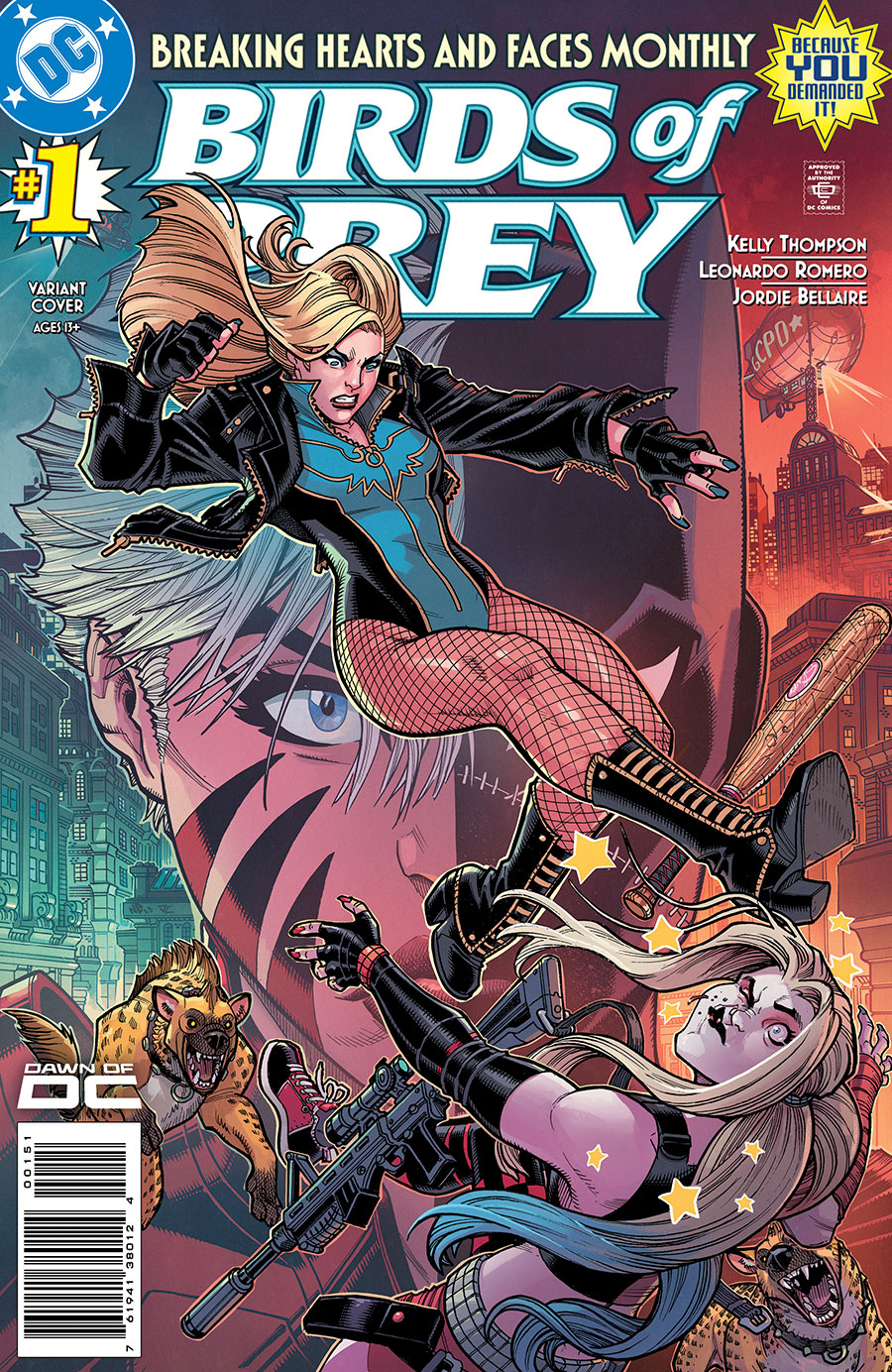 Birds Of Prey Vol 5 #1 Cover F Incentive Nick Bradshaw Card Stock Variant Cover