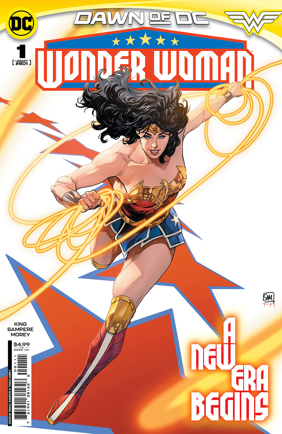 Wonder Woman Vol 6 #1 Cover A Regular Daniel Sampere Cover (Limit 1 Per Customer)
