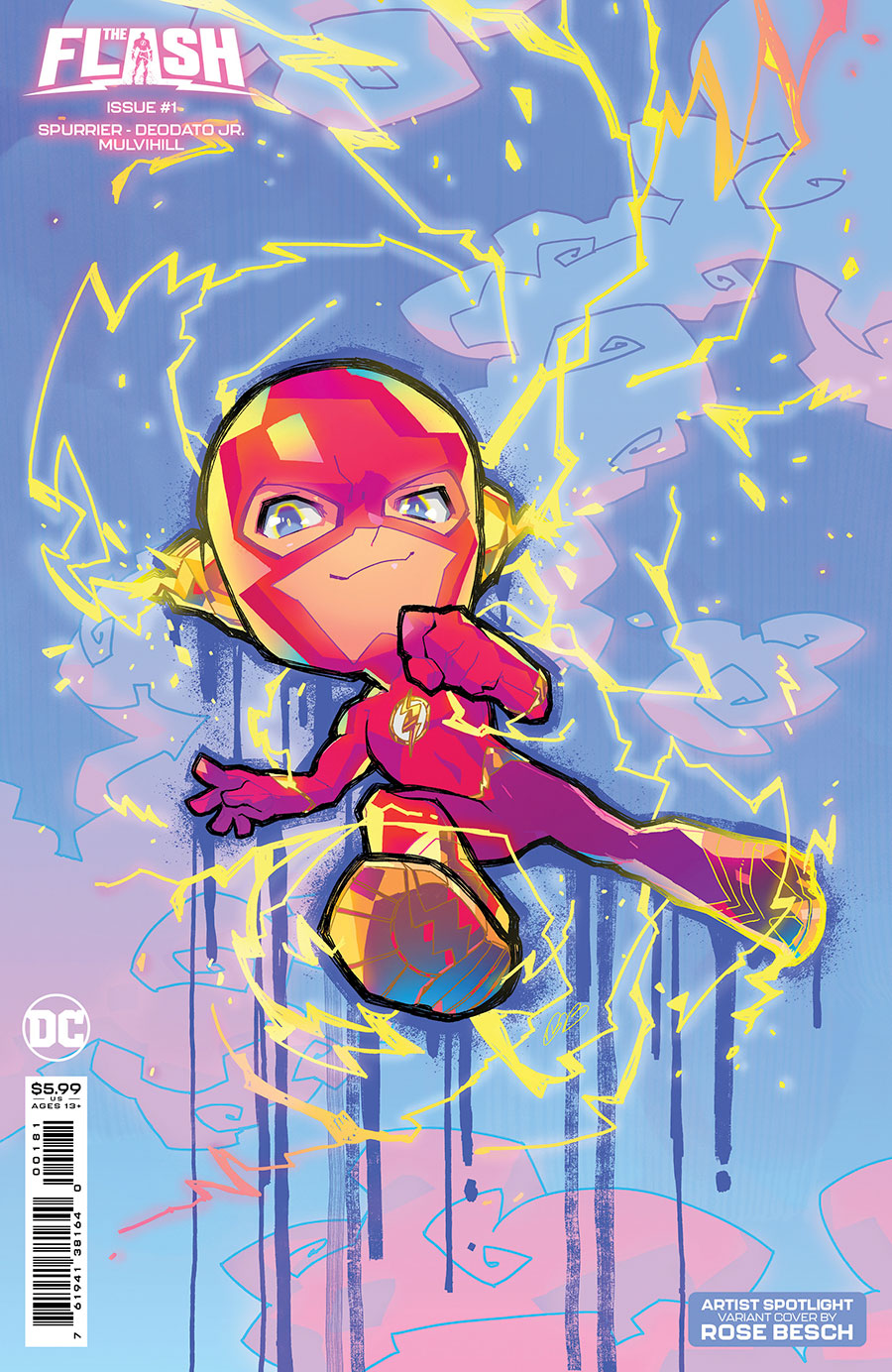 Flash Vol 6 #1 Cover D Variant Rose Besch Creator Card Stock Cover