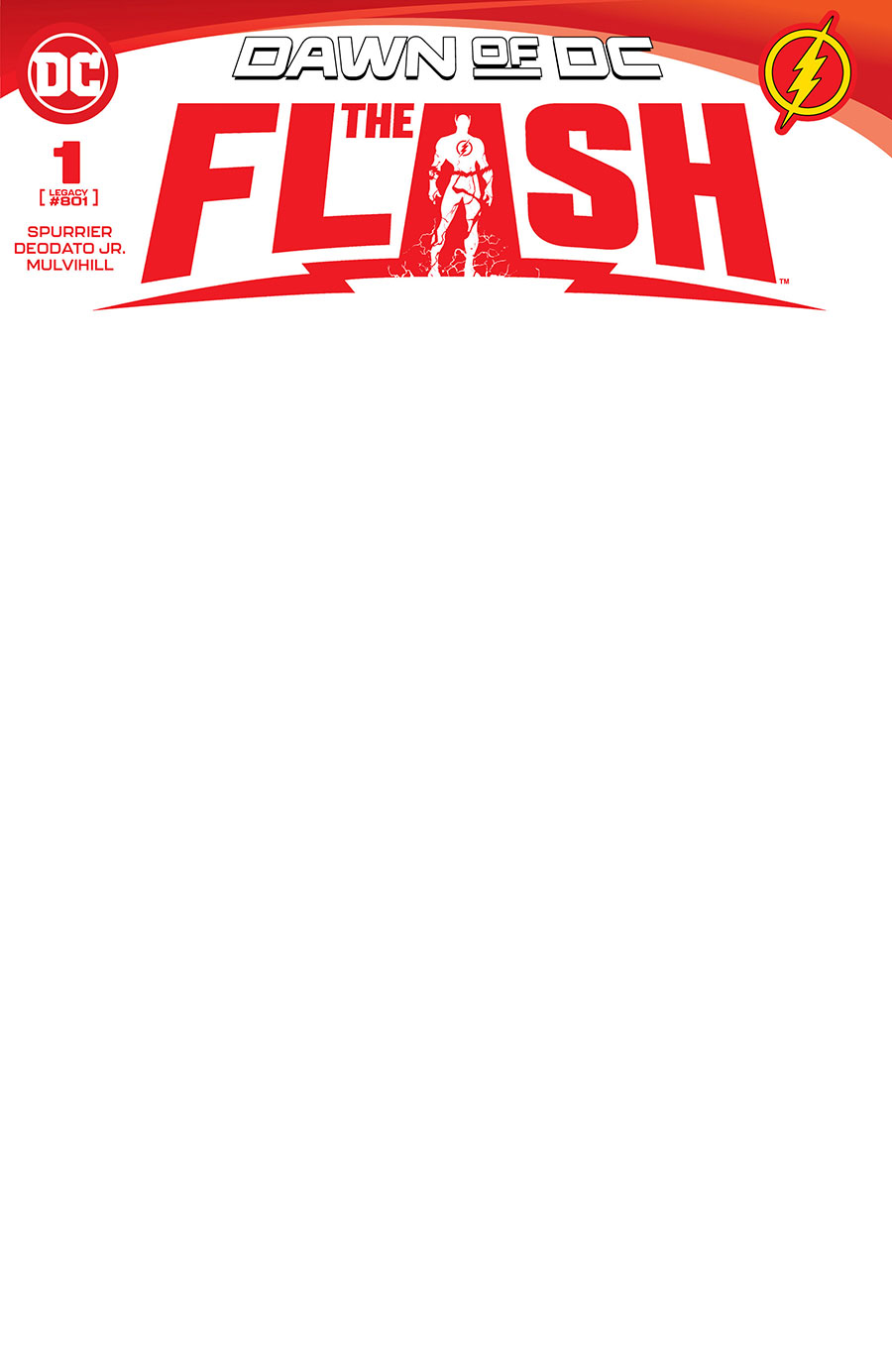 Flash Vol 6 #1 Cover E Variant Blank Card Stock Cover