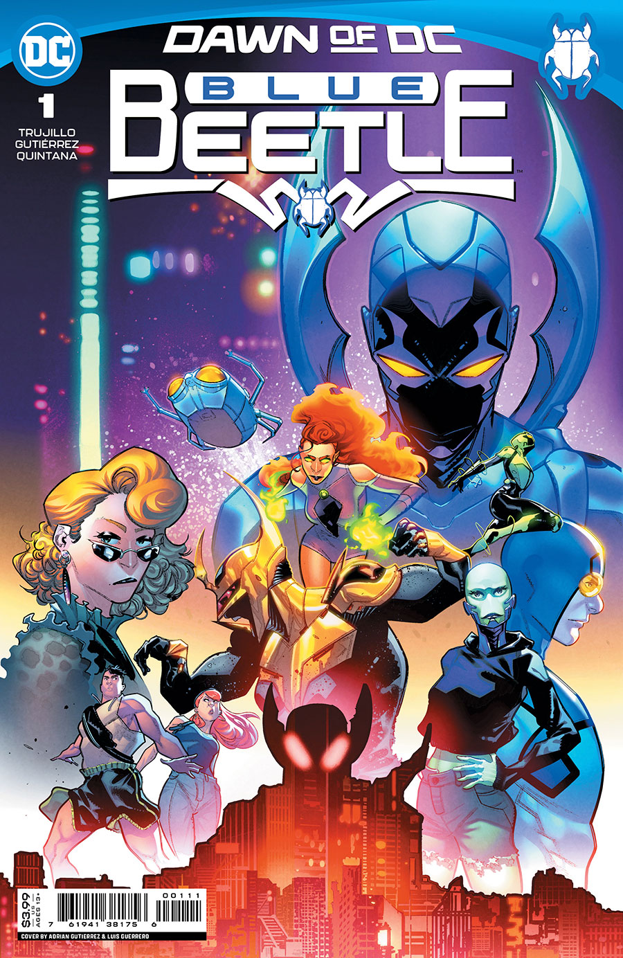 Blue Beetle (DC) Vol 5 #1 Cover A Regular Adrian Gutierrez Cover