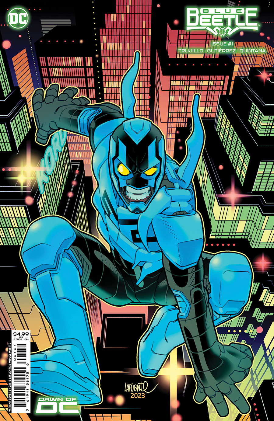 Blue Beetle (DC) Vol 5 #1 Cover B Variant David Lafuente Card Stock Cover