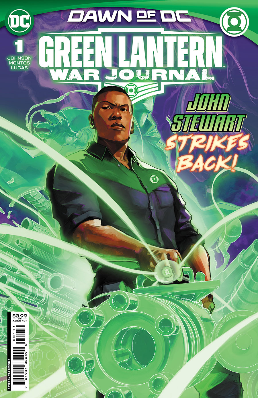 Green Lantern War Journal #1 Cover A Regular Taj Tenfold Cover