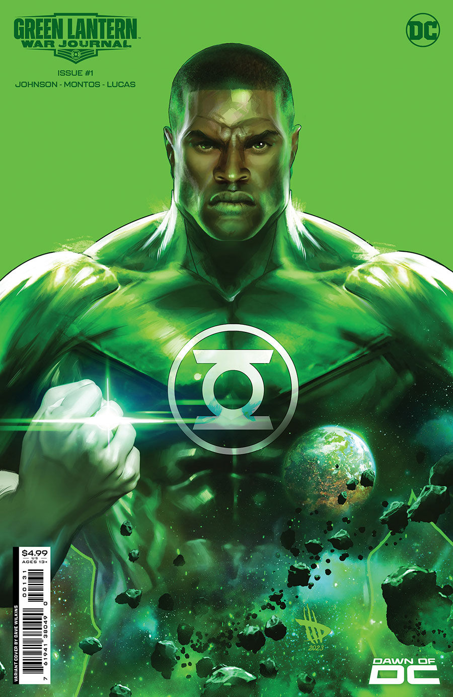 Green Lantern War Journal #1 Cover C Variant Dave Wilkins Card Stock Cover