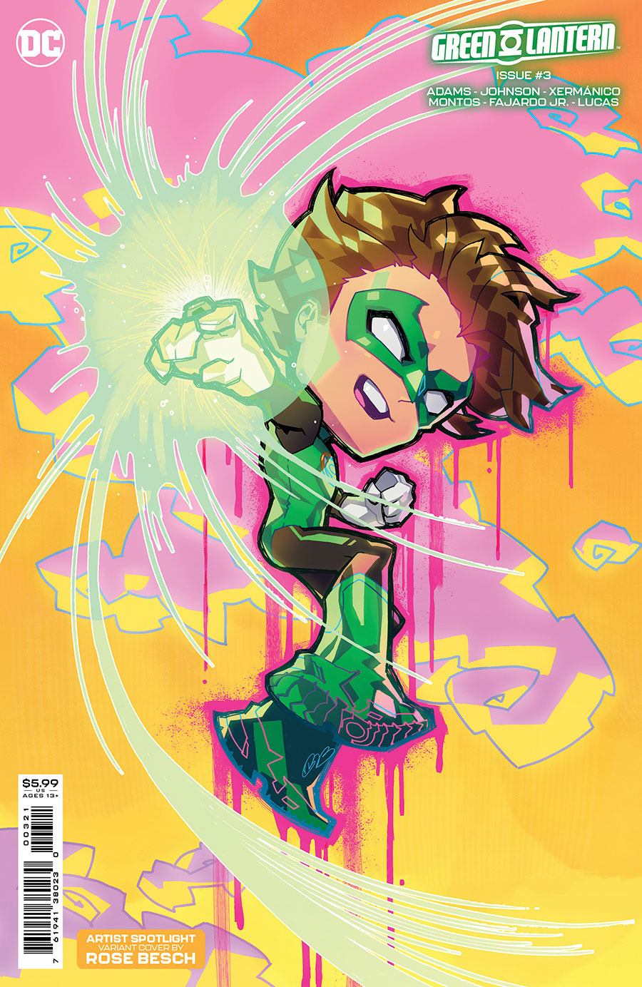 Green Lantern Vol 8 #3 Cover C Variant Rose Besch Creator Card Stock Cover