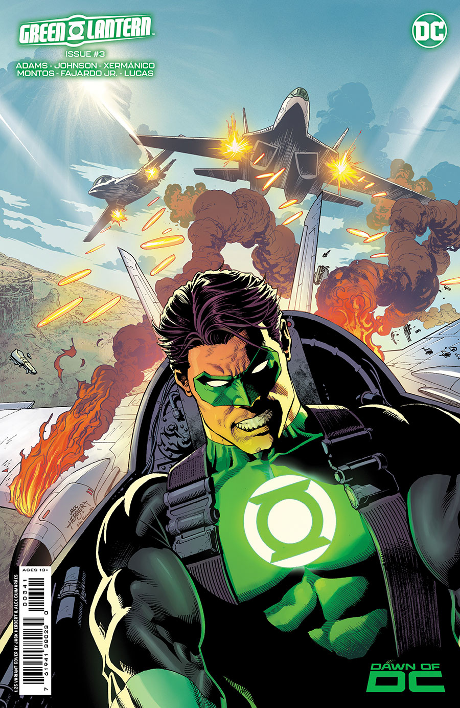Green Lantern Vol 8 #3 Cover E Incentive Jack Herbert Card Stock Variant Cover
