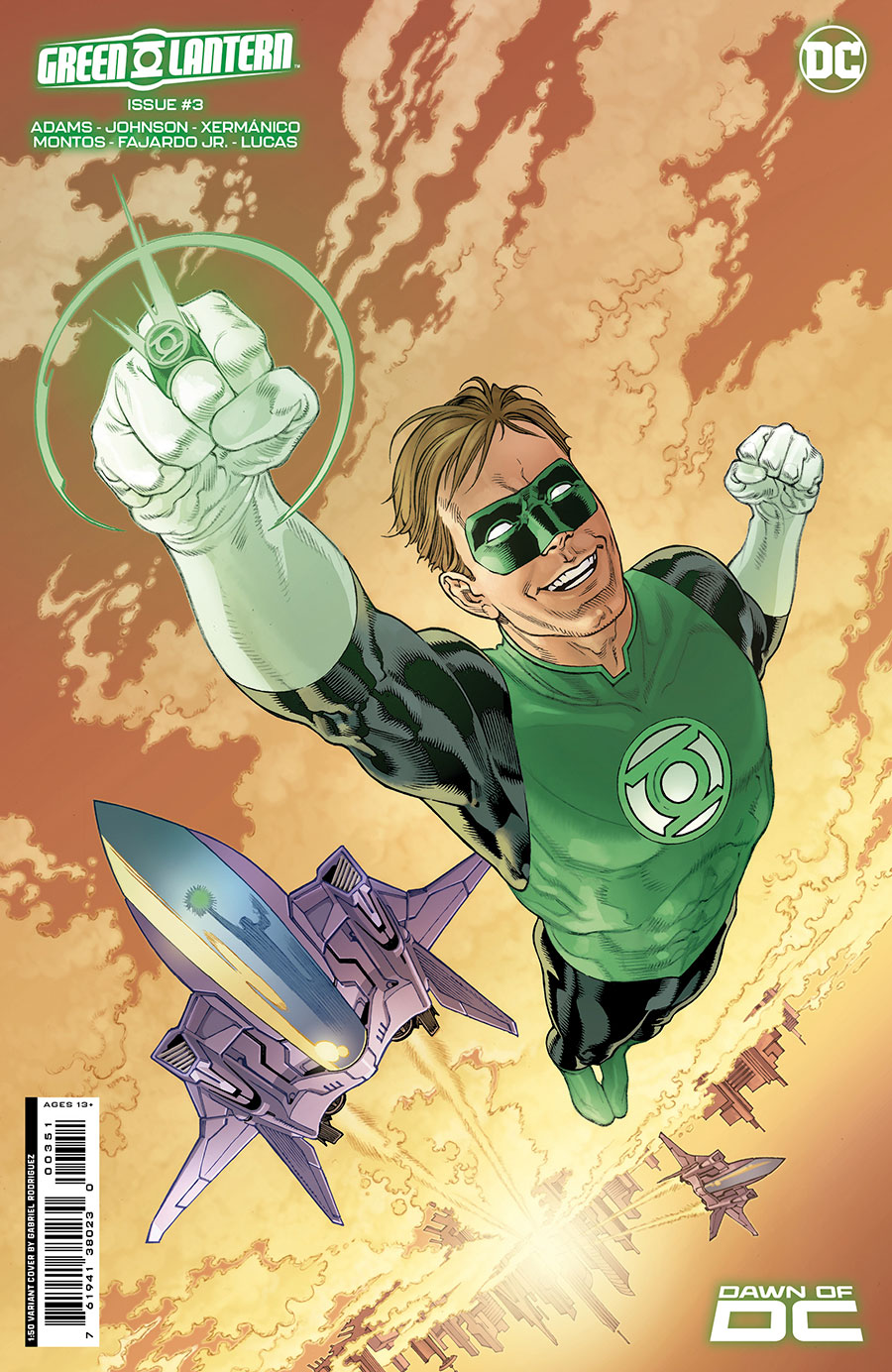 Green Lantern Vol 8 #3 Cover F Incentive Gabriel Rodriguez Card Stock Variant Cover