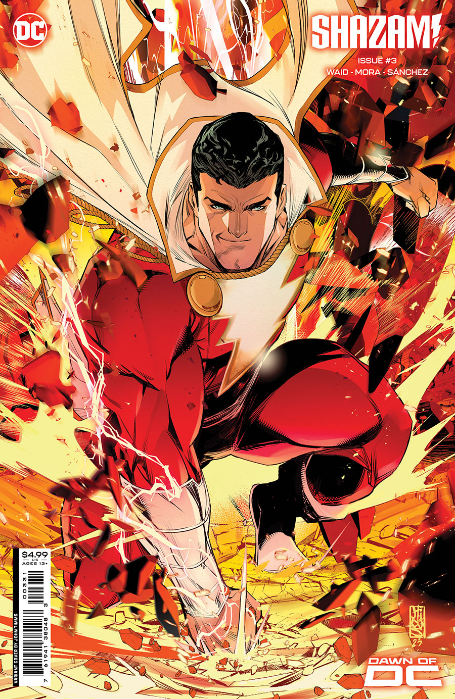 SHAZAM Vol 4 #3 Cover C Variant John Timms Card Stock Cover