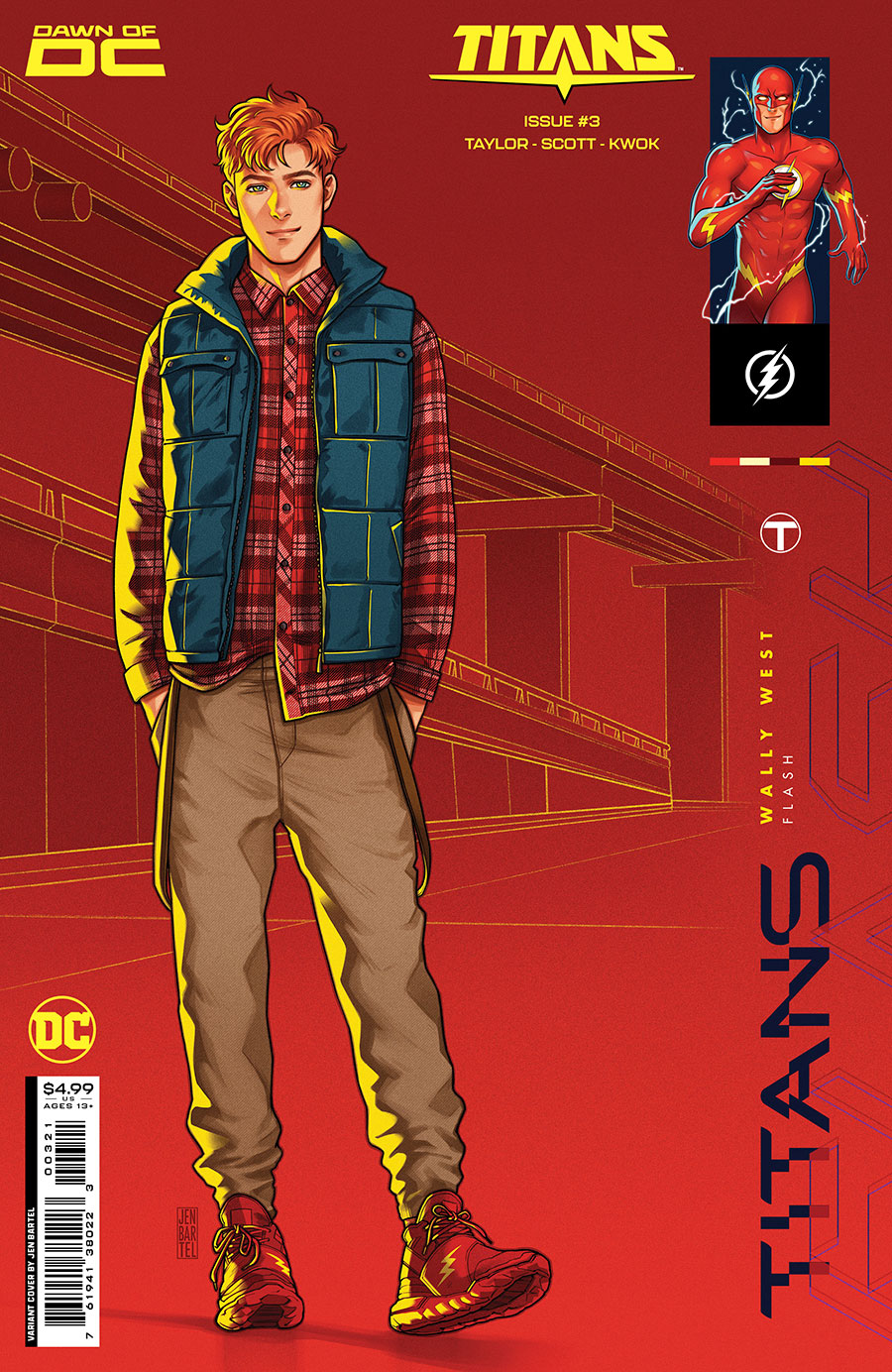 Titans Vol 4 #3 Cover B Variant Jen Bartel Card Stock Cover